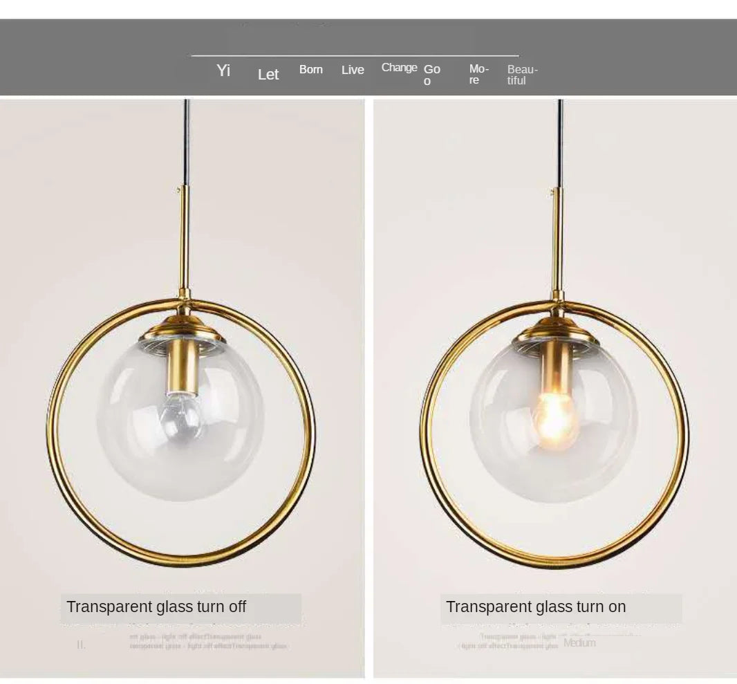 Glass Pendant Light