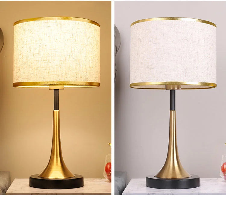 American. Trumpet Lamp Bedside Table Lamp