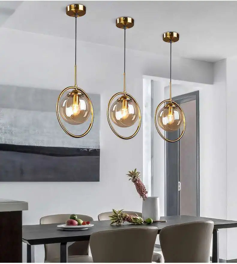 Glass Pendant Light